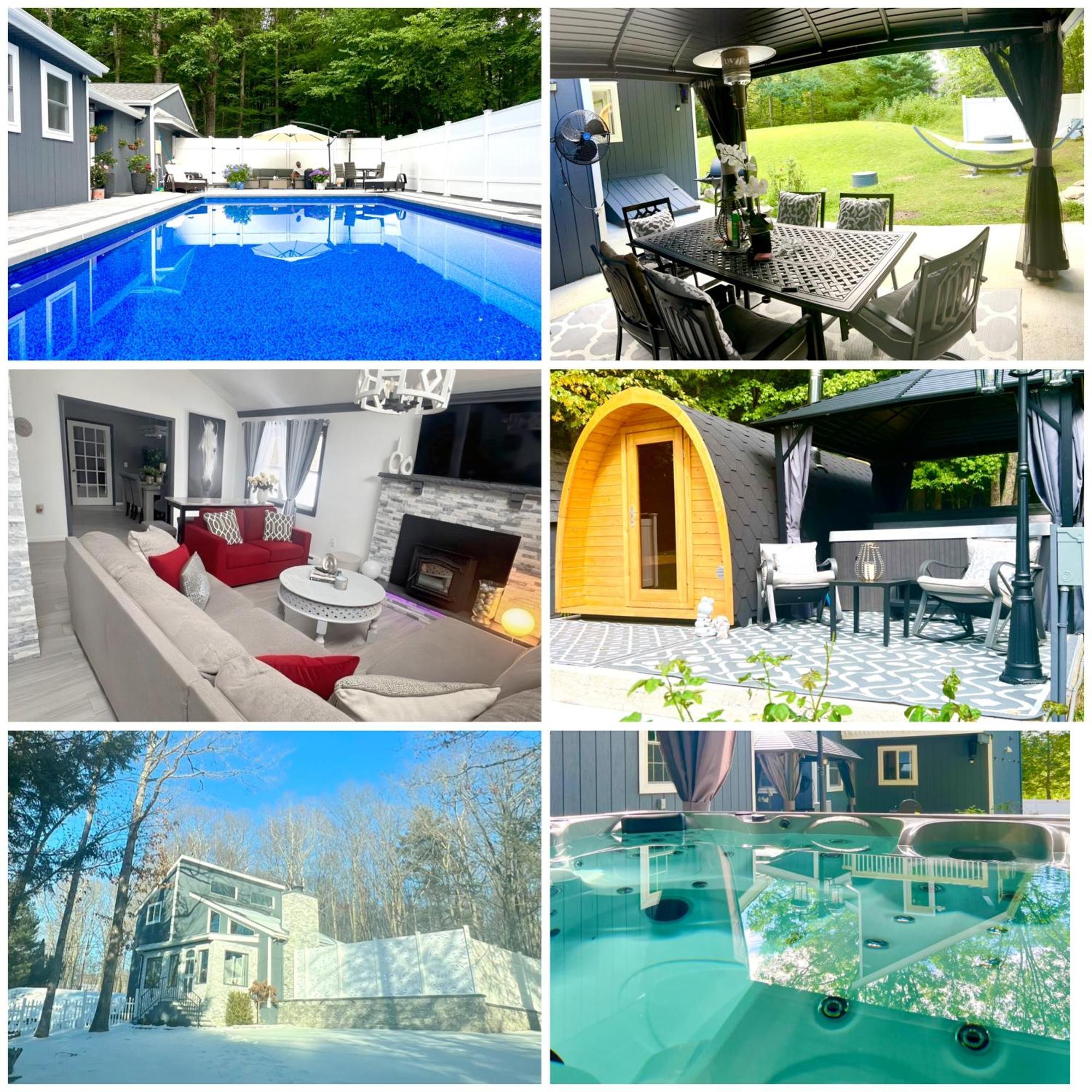 Amazing Poconos House . Sauna/Hot Tub/Private Pool East Stroudsburg Extérieur photo